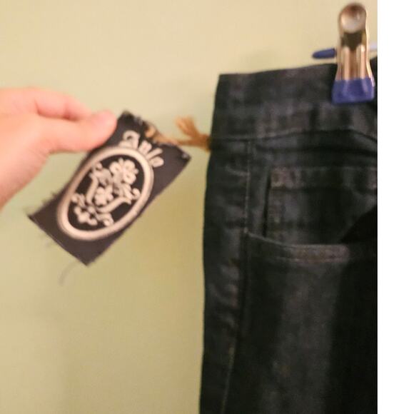 Anlo Blue Pacific Wash Wide Leg Jeans Size 31 TALL DISCONTINUED Hippie Boho - Picture 8 of 12